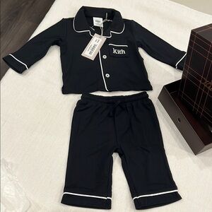 Kith Kids Black Pajama Set